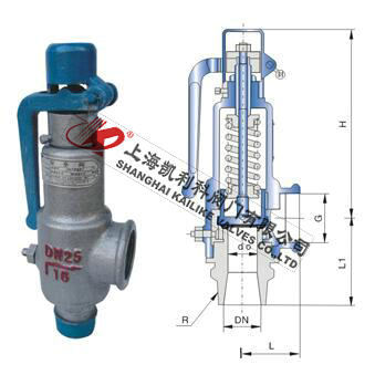 A27H、A27W、A27Y彈簧微啟式外螺紋安全閥